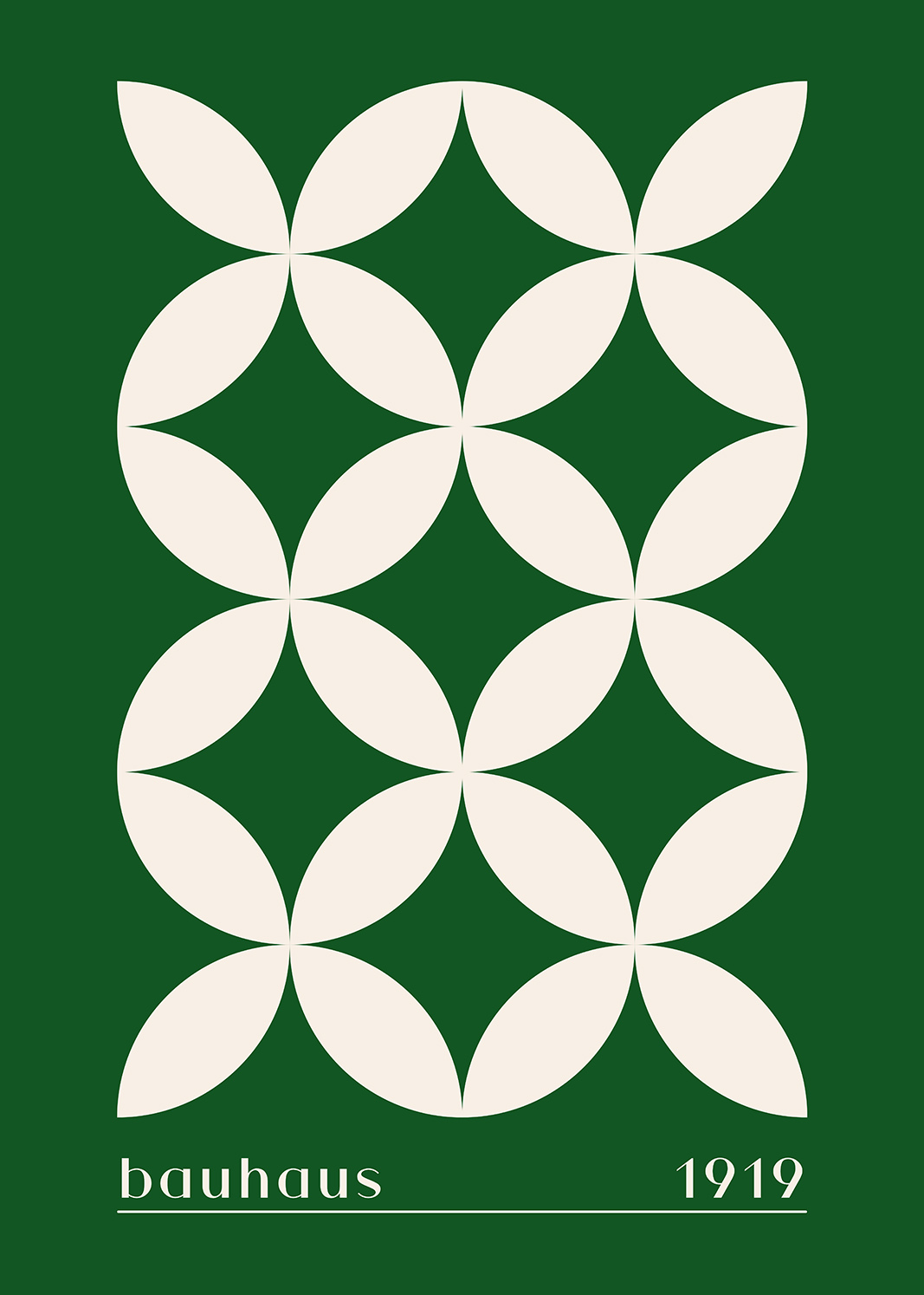 Pétalos sobre verde