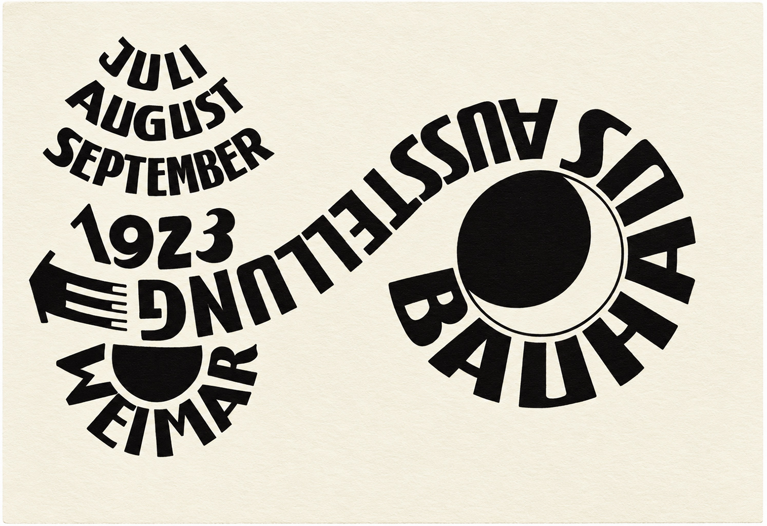 Tarjeta 16 · Bauhaus 1923