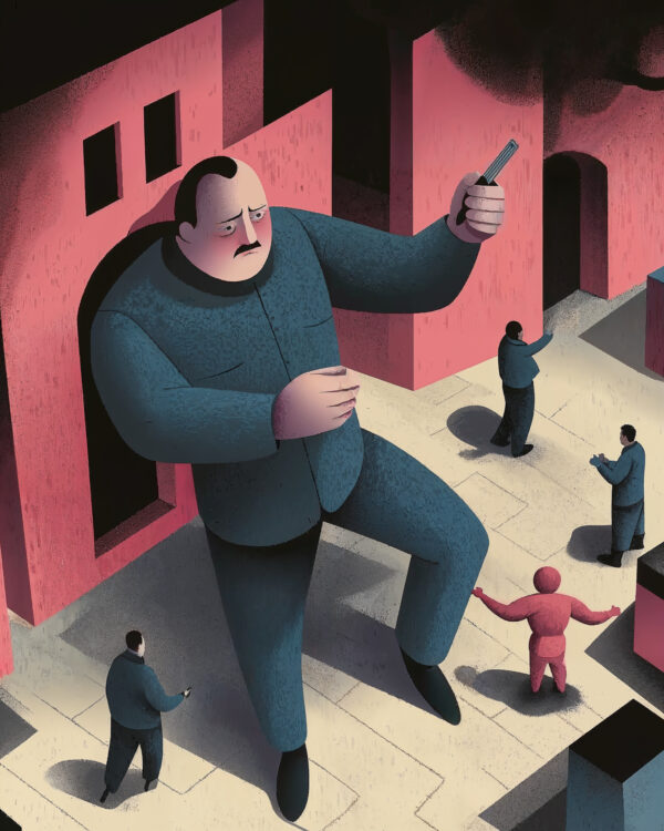 El Barbero  - Lámina de Miguel Braña